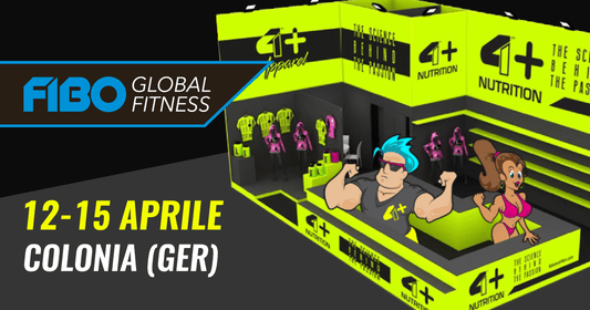 4+ NUTRITION A FIBO GLOBAL FITNESS dal 12 al 15 aprile