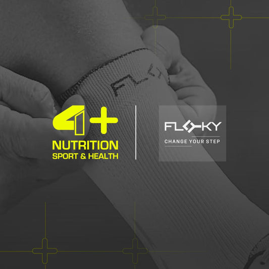 Al via la partnership tra 4+ Nutrition e Floky Socks!
