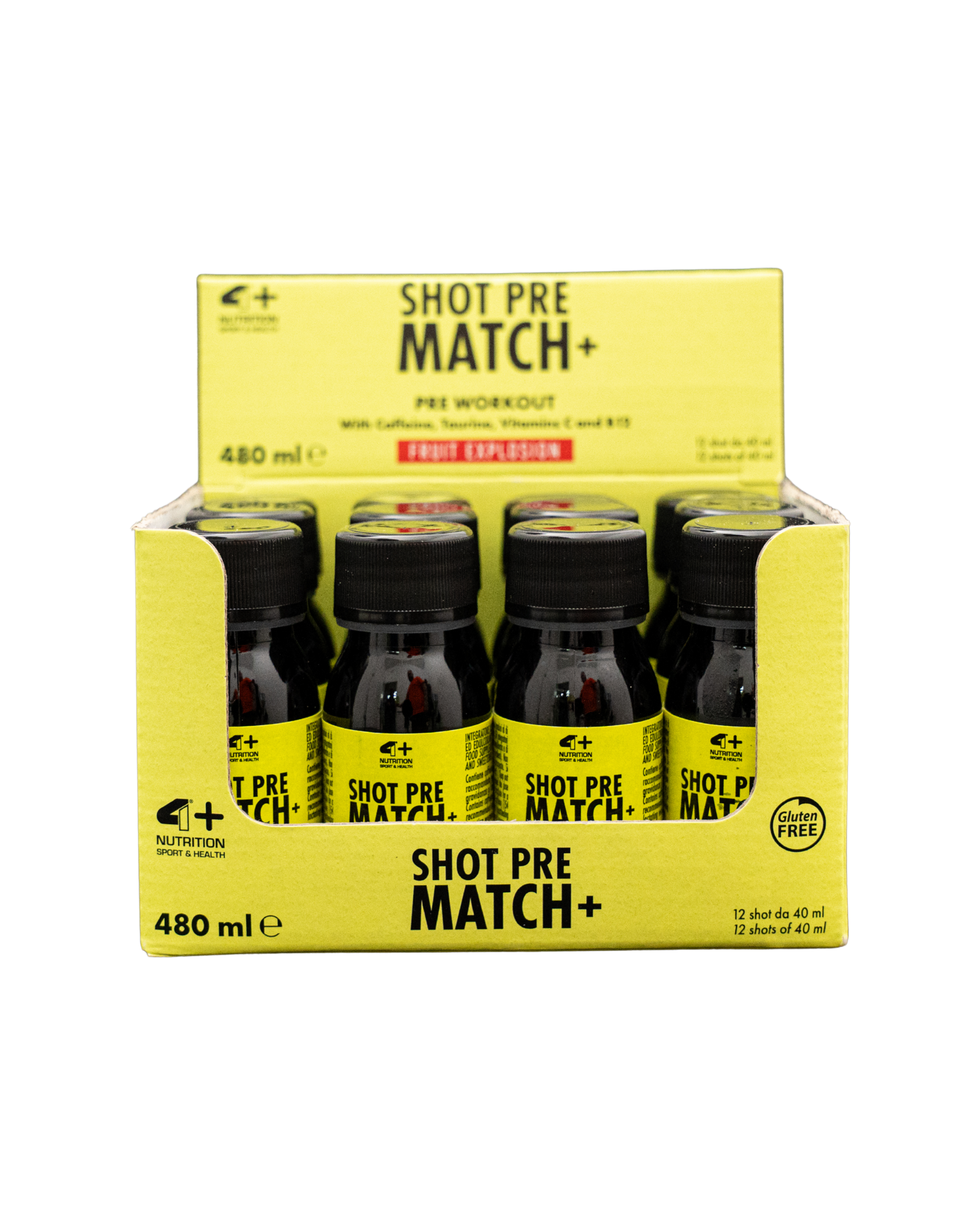 b12 injection pre workout SHOT PRE MATCH+ – 4+ Nutrition