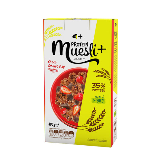 PROTEIN MUESLI+ Choco Strawberry Truffles 400g