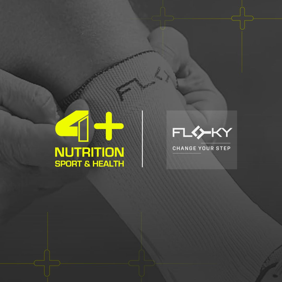 Al via la partnership tra 4+ Nutrition e Floky Socks!